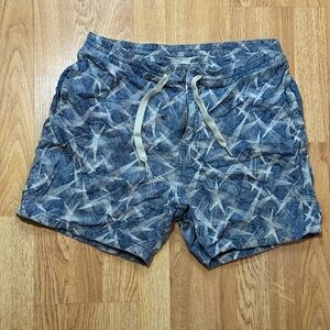 YMC Denim Star Patterned Shorts